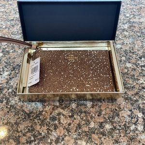 Coach Glitter Wristlet